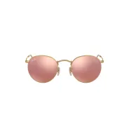 Anteojos de Sol Ray Ban Round 3447 Espejado Rosa 001/z2 50