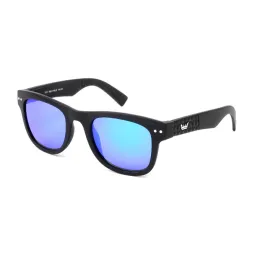 Lentes de Sol Vulk NYC Negro Espejado azul