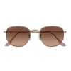 Comprar Anteojos Ray Ban 3548 9069a5 51 Marrón hexagonal