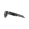 Ver Anteojos de Sol Oakley crossrange 9361 2 Negro Brillo Semi espejado platado 