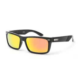 Lentes de Sol Rusty Crim Negro Espejado Amarillo