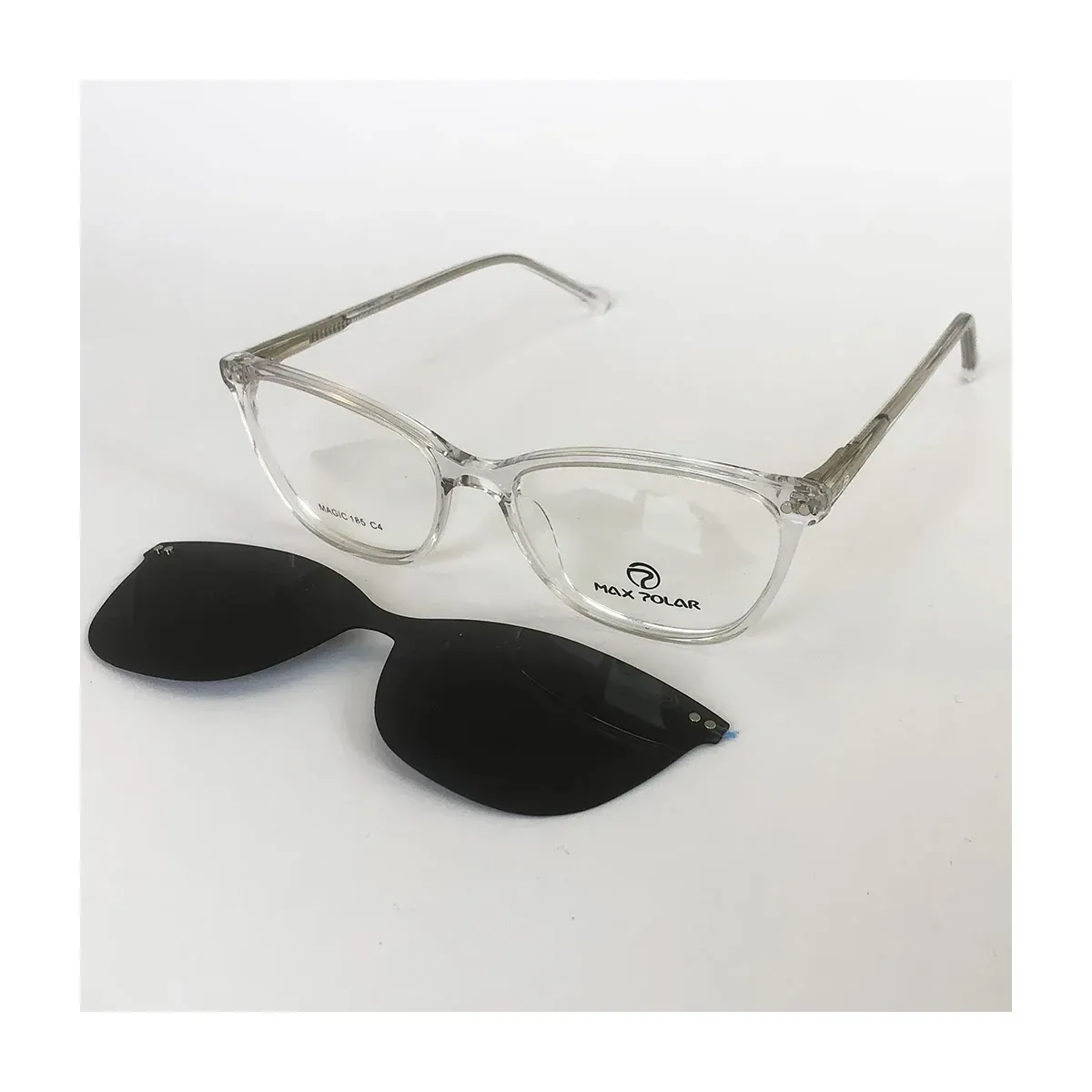 Anteojos clip on Max Polar Magic 185
