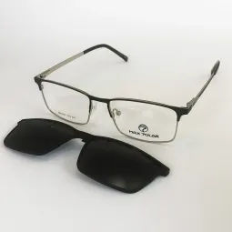 Anteojos Max Polar Magic 172 Clip On Negro