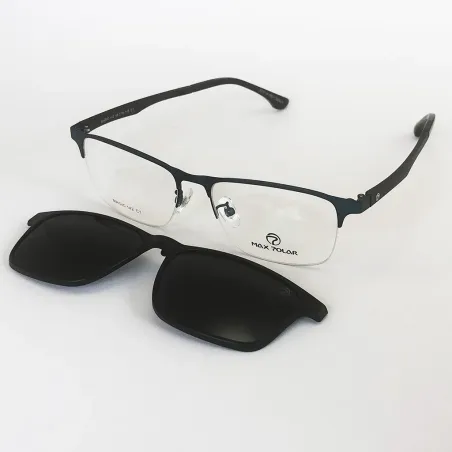 Anteojos Max Polar Magic 142 Clip On Negro