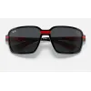 Anteojos de Sol Ray Ban Ferrari 8360 M f601 87 62Negro Rojo