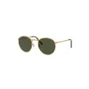 Anteojos Ray Ban New Round 3637 919631 Dorado 50