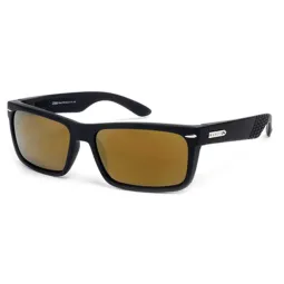Lentes de Sol Rusty Crim Negro Espejado Dorado