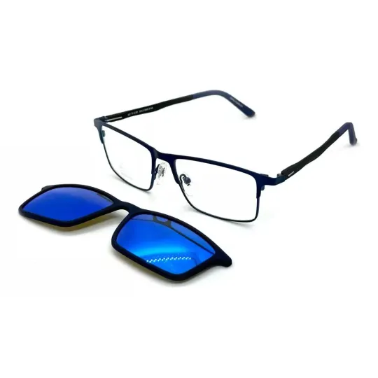 Marcos de Anteojos Reef 5249 1 Clip On Espejado Azul