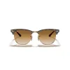 Anteojos Ray Ban 3716 900851 51 Marron clubmaster metal
