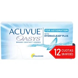 Acuvue Oasys Astigmatismo X4 cajas