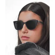 Anteojos de Sol Usual 46 Negro Opaco Polarizado