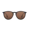 Anteojos de Sol Vulk Fans mblk 056 drlb14 Lentes Marrones Polarizado