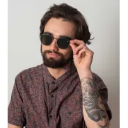 Anteojos de sol Reciclado Karun Jorobada Kaus0103 Marron