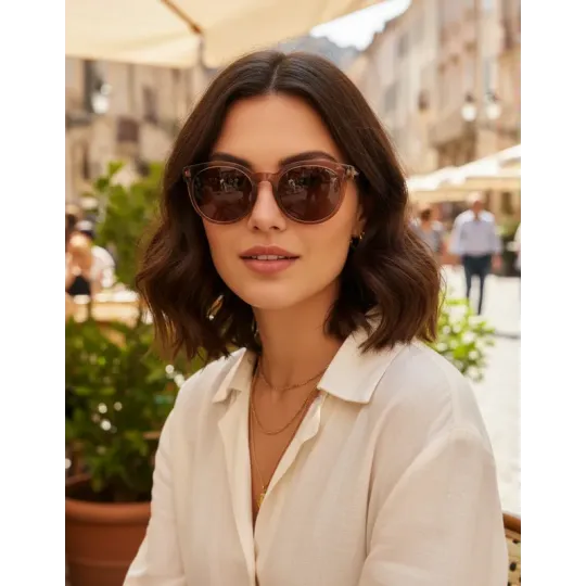 Lentes de Sol Rusty Etiquet Marron Polarizado