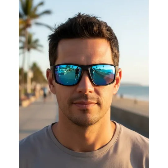 Lentes de Sol Mormaii Joaca 4 Espejado Azul 4 Polarizado