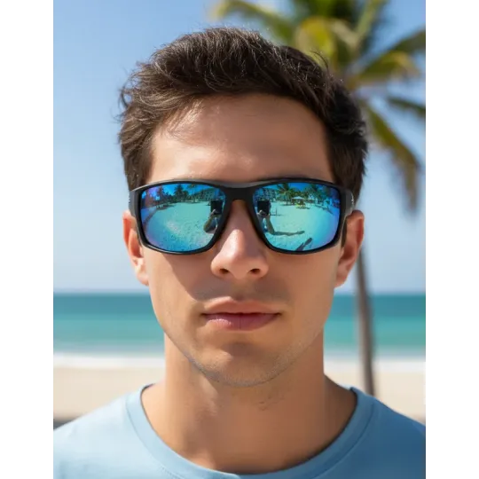 Lentes de Sol Mormaii Joaca 4 Espejado Azul 4 Polarizado