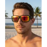 Lentes de Sol Mormaii Joaca 4 Espejado Rojo 3 Polarizado