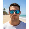 Lentes de Sol Rusty Roum Espejado Azul Polarizado