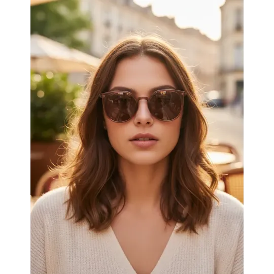 Comprar Anteojos y Lentes Vulk Principal Marron Polarizado brown b15