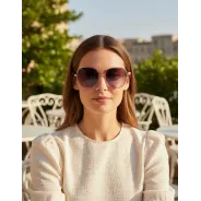 Anteojos de sol Valeria Mazza 7419 2 Dorado