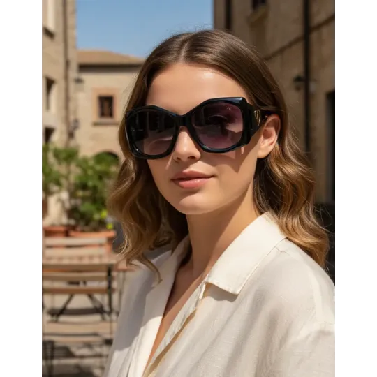 Anteojos de sol Valeria Mazza 6242 5 Negro