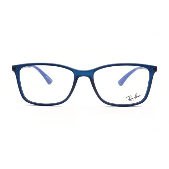 Anteojos marcos Ray Ban 7133 5679 55 Azul opaco