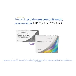 2 cajas freshlook con graduacion