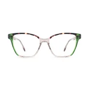 Anteojos Rusty Feiled c1 Verde acetato | Óptica Paesani
