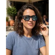 Anteojos de sol Orbital Crystal lentes gafas Espejado Celeste