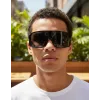 Anteojos de sol Orbital  Zero Negro Brillo Polarizado