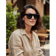 Anteojos de sol Orbital Eivissa Negro Opaco lentes gafas grandes