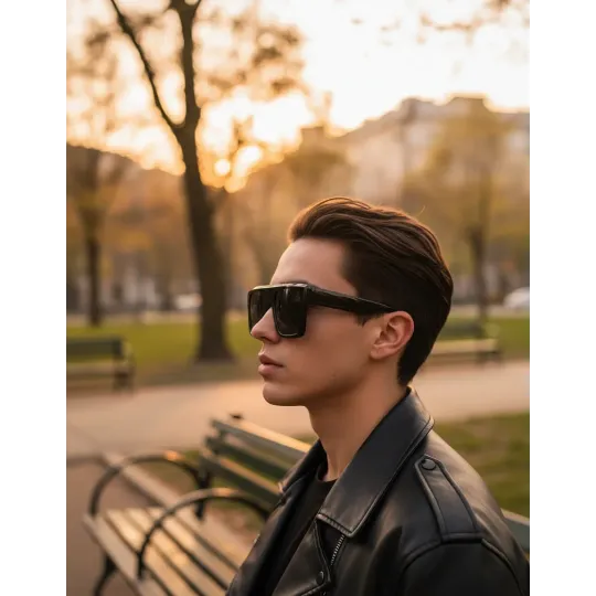 Anteojos de sol Orbital Eivissa Negro Opaco lentes gafas grandes