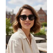 Anteojos de sol Orbital Brera Negro Brillo Gafas Grandes