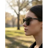 Anteojos de sol Orbital Brera Negro Brillo Gafas Grandes