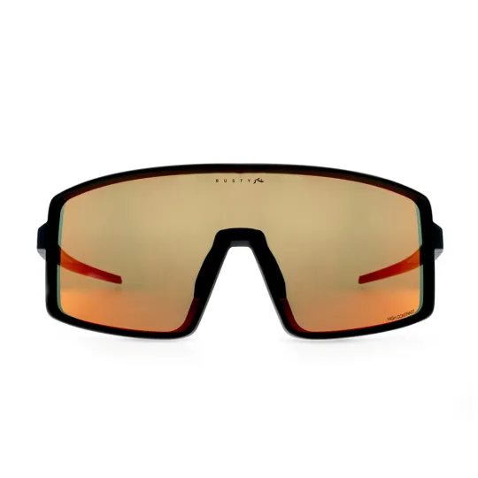 Anteojos Lentes de Sol Rusty Ranks 2 Lente gris espejado rojo