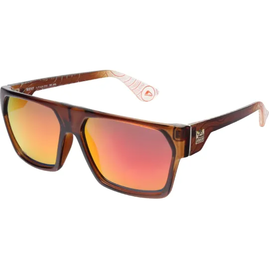 Anteojos de sol Reef Turtle Bay Espejado Rojo
