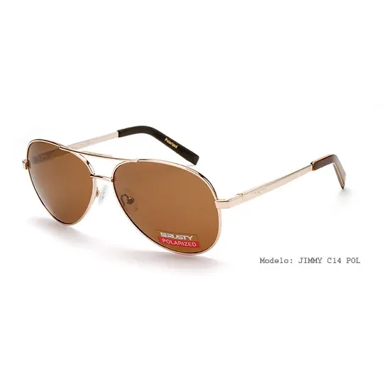 Rusty Jimmy Marron Polarizado gafas